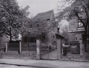 Leipzig: Gohlis'teki Schillerhaus (s/b fotoğraf) by Photographer German
