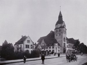 Leipzig: Hayvanat Bahçesi (s/b fotoğraf) by Photographer German