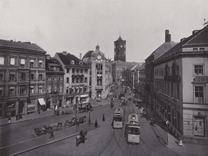 Molkenmarkt, Spandauer Strasse ve Belediye Binası (s/b fotoğraf) by Photographer German