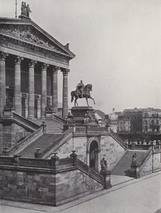 Ulusal Galeri ve Anıt Friedrich Wilhelm IV (s/b fotoğraf) by Photographer German
