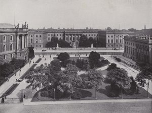Opernplatz (s/b fotoğraf) by Photographer German