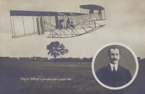 Orville Wright uçağını Berlin