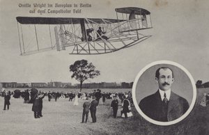 Orville Wright, uçağını Berlin