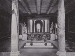 Potsdam, Charlottenhof, Romische Bader (s/b fotoğraf) by Photographer German