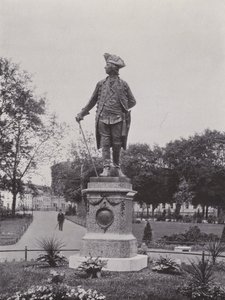 Potsdam, Friedrich Des Grossen Anıtı (s/b fotoğraf) by Photographer German