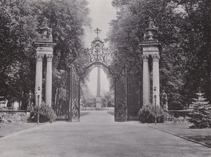 Potsdam, Sanssouci Parkı Girişi (s/b fotoğraf) by Photographer German