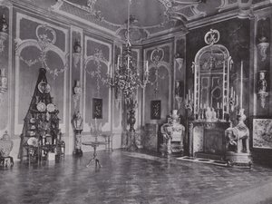 Potsdam, Yeni Saray, Japon Salonu (s/b fotoğraf) by Photographer German