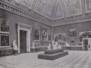 Potsdam, Orangerie, Raffaelsaal (s / b fotoğraf) by Photographer German