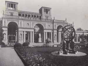 Potsdam, Sanssouci, Orangerie (s / b fotoğraf) by Photographer German