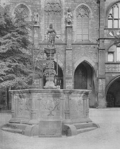 Rolandsbrunnen (s/b fotoğraf) by Photographer German