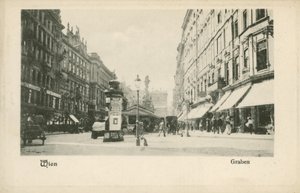 Viyana caddesinin görünümü (s/b fotoğraf) by Photographer German