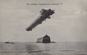 Zeppelin LZ III (s/b fotoğraf) by Photographer German
