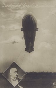 Zeppelin LZ III (s/b fotoğraf) by Photographer German