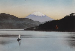 Japonya, c.1912: Hakone Gölü