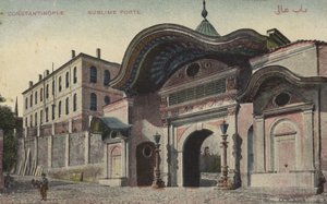 Babıali, Konstantinopolis (renkli fotoğraf) by Photographer Turkish