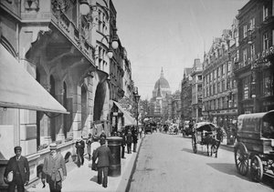 Fleet Street, Londra Şehri, c1900 1911