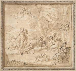 Apollon ve Defne by Pier Francesco Mola