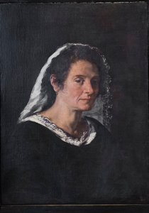 bir kadının portresi by Pier Francesco Mola