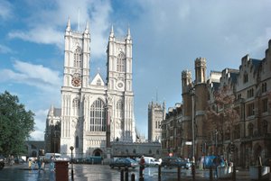Birleşik Krallık, İngiltere, Londra, Westminster Abbey by Blaise Nicolas Le Sueur
