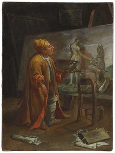 Paolo de Matteis Stüdyosunda by Pier Leone Ghezzi