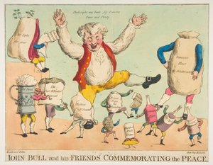John Bull ve Arkadaşları Barışı Anıyor, yakl. 1801.