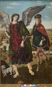 Başmelek Raphael ve Tobias, 1465-70