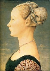 Bir Kadının Portresi, 15. Yüzyılın İkinci Yarısı. by Piero del Pollaiuolo