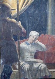 Konstantin'in Rüyası, 1464'ü tamamladı (detay) by Piero della Francesca