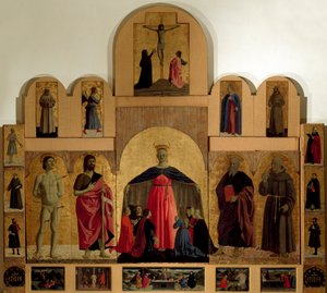 Misericordia sunağının detayı by Piero della Francesca