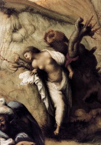 Persee tarafından teslim edilen Andromede, detay (1510, tuval üzerine yağlı boya) by Piero di Cosimo