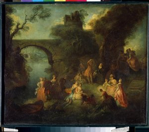 Nehrin yanında dans edin (Nehirde dans edin). Pierre-Antoine Quillard