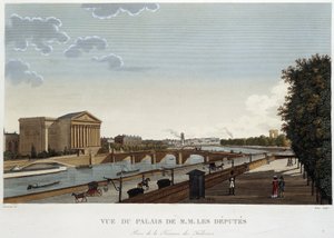 Palais de M. les milletvekillerinin görünümü - Courvoisier tarafından Paris