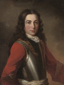 Bir süvari portresi by Pierre (circle of) Mignard