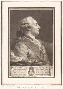 Louis XVI, Fransa Kralı by Pierre Adrien Le Beau after Benedict Alphonse Nicolet