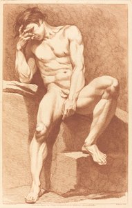 Akademi by Pierre Alexandre Aveline after Edme Bouchardon