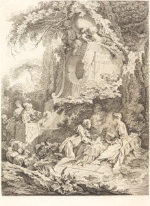 Aşk Çeşmesi by Pierre Alexandre Aveline after François Boucher