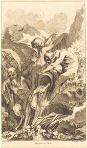 Satyr, Su Perisi ve Nehir Tanrısı by Pierre Alexandre Aveline after François Boucher