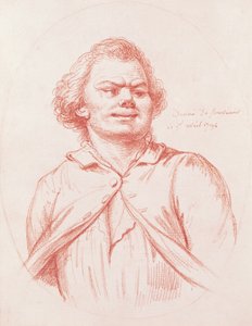 Danton, İnfazına Yol Açtı, 1794 (kağıt üzerinde kırmızı tebeşir)