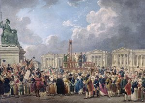 Bir Yürütme, Place de la Revolution, Ağustos 1793 ile Haziran 1794 arasında