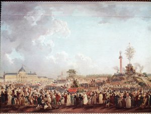 Mars Alanında Yüce Varlık Bayramı (20 Prairial Yıl II - 8 Haziran by Pierre Antoine Demachy