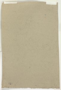 Ağaç Tepeleri ve Figür Çizimi by Pierre Antoine Mongin