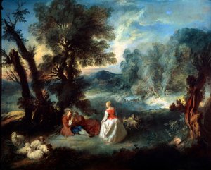 Pastoral Sahne, 1730