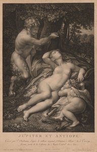 Jüpiter ve Antiope. by Pierre Audouin