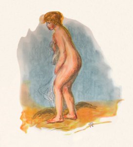 Ayakta Duran, 1946 by Pierre Auguste Renoir