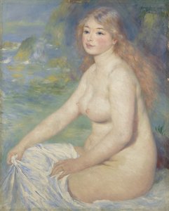 Sarışın Yüzücü, 1881 by Pierre Auguste Renoir