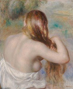 Saçını Ören Sarışın by Pierre Auguste Renoir