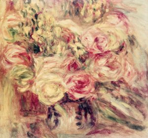 Gül buketi by Pierre Auguste Renoir