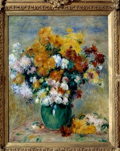 Buket krizantem. Pierre Auguste Renoir
