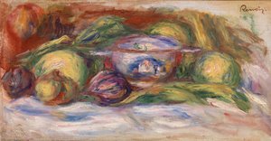 Kase, İncir ve Elma by Pierre Auguste Renoir