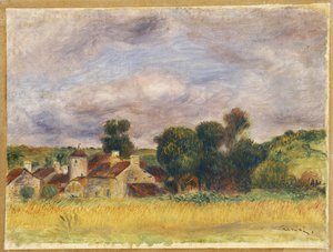 Brittany Kırsal, c.1892 by Pierre Auguste Renoir